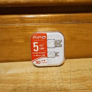 5-Foot Micro USB Cable - Silver